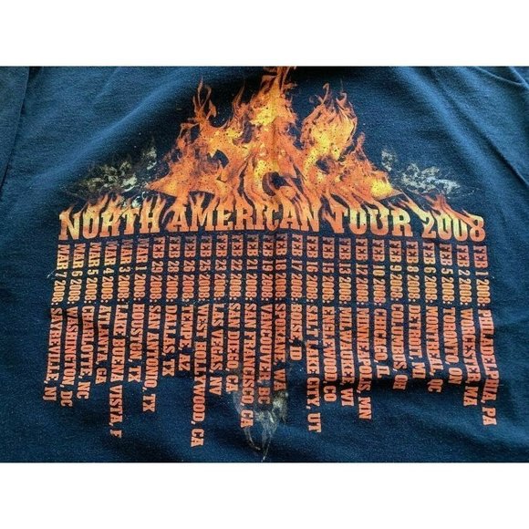 Chimaira North American Tour 2008 Band Tee Shirt - Picture 5 of 7